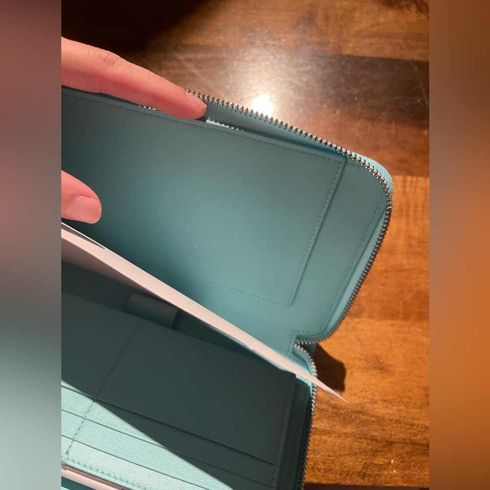 Tiffany & Co. Blue Wallet - Picture 12 of 17